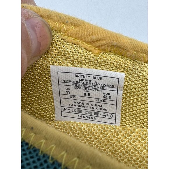 Merrell Womens Britney Blue Performance Flats Mary Jane Shoes Size 11 Casual - Picture 3 of 12